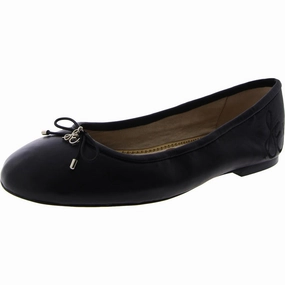 Felicia Womens Leather Embellished Ballet Flats Trendy Flats for Women