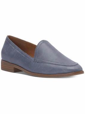 Fiana Womens Leather Slip On Loafers Womens Casual Flats sale