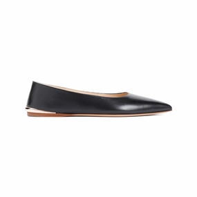 Fleur Black Lamb Leather Ballerinas Chic Flats for Women deals
