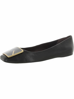 Flexa Amaya 3 Womens Leather Square Toe Ballet Flats Womens Flat Shoes clearance