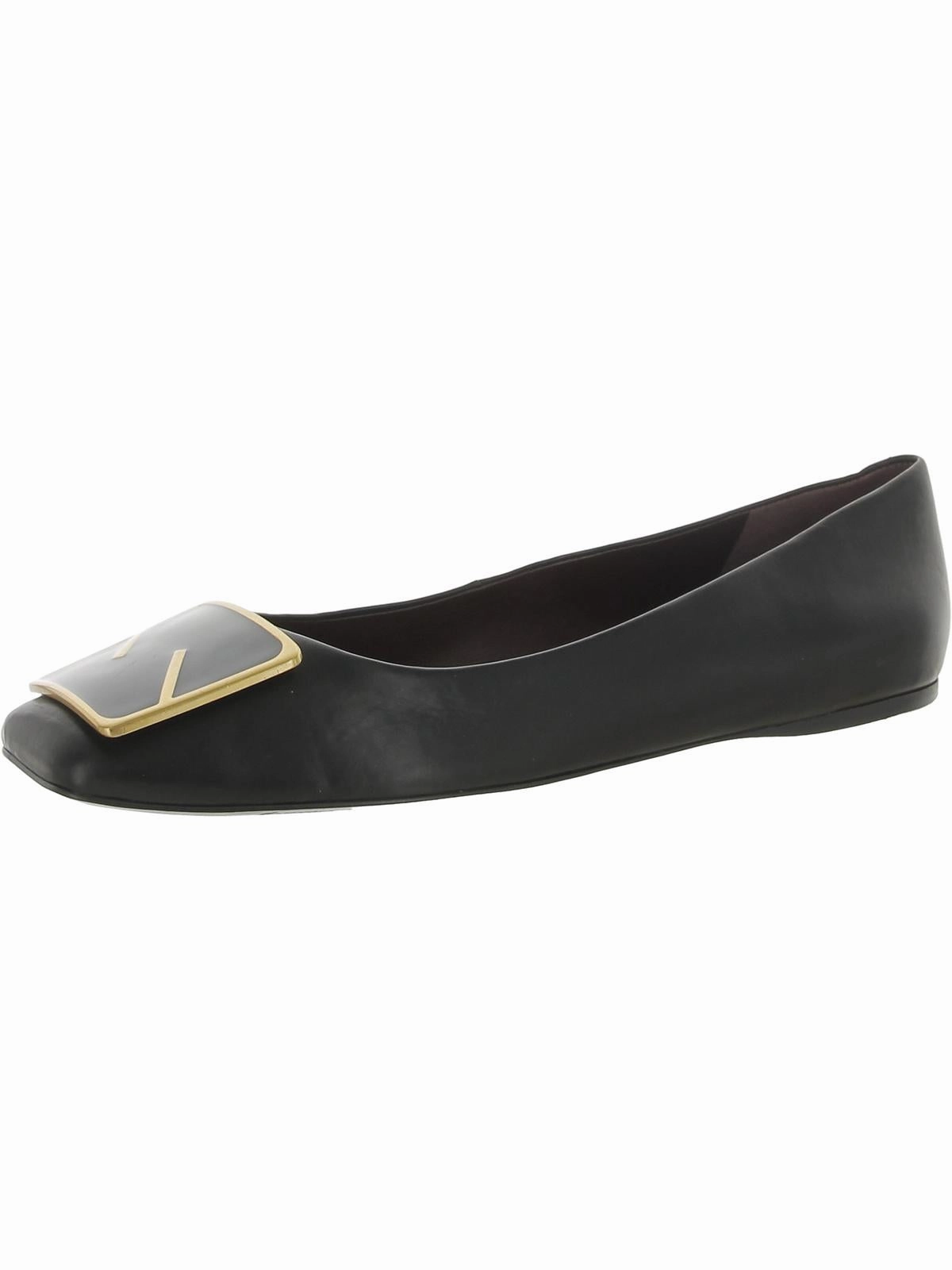 Flexa Amaya 3 Womens Leather Square Toe Ballet Flats Womens Flat Shoes clearance