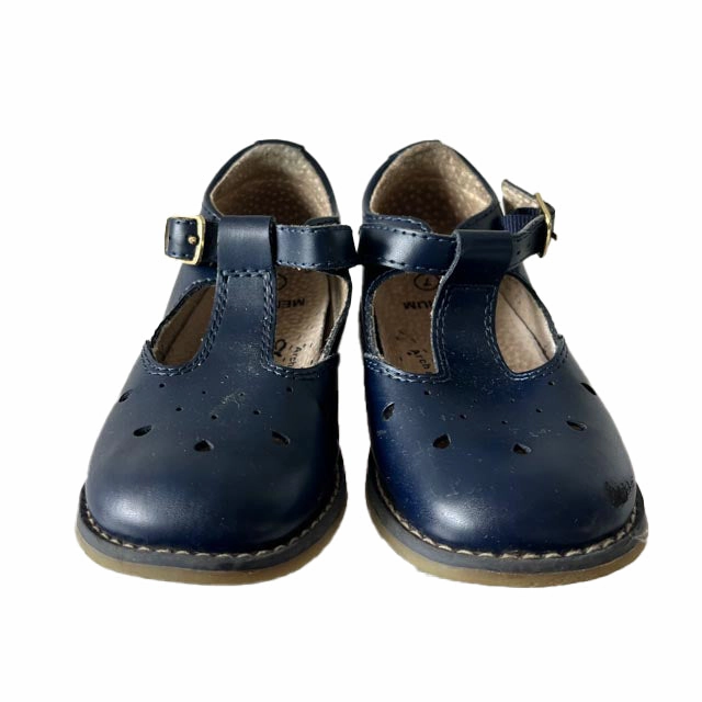 Footmates Girls Navy Shoes