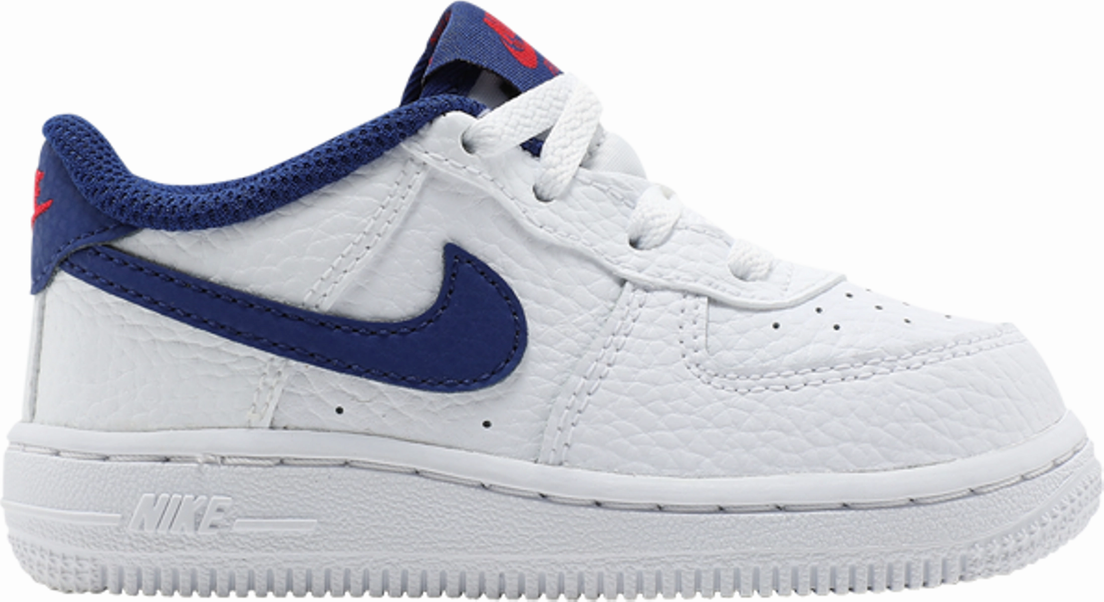 Force 1 Toddler 'White Deep Royal Blue' - CZ1691 101 Sneakers online clearance