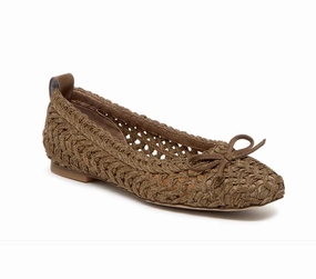 Frankie Armadillo Crochet Ballet Flats Womens Fashion Flats cheap