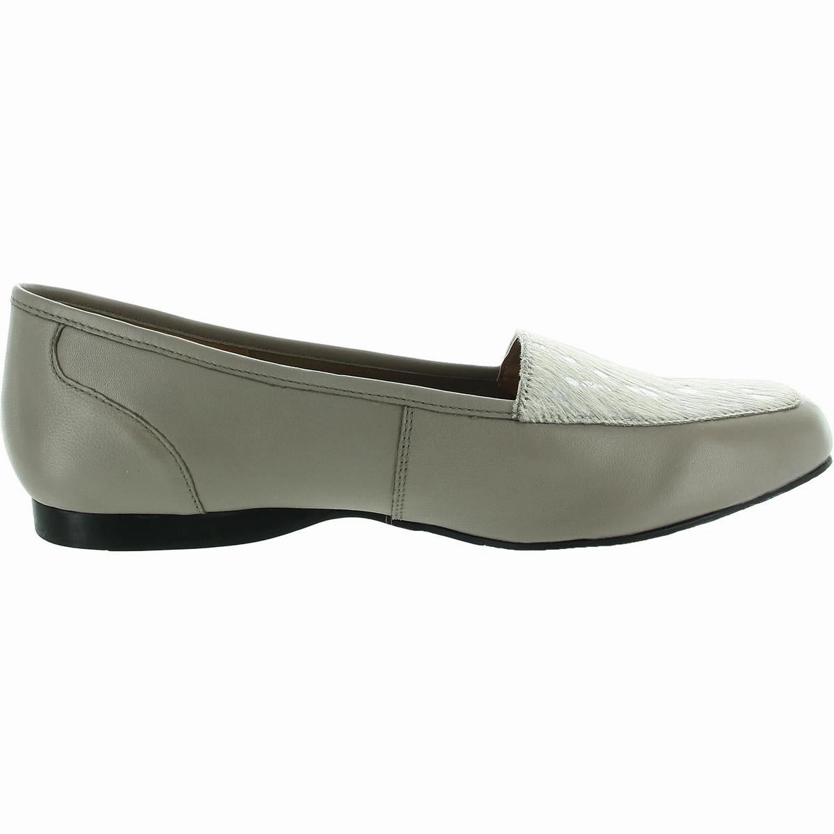 freedom Womens Faux Fur Leather Loafers