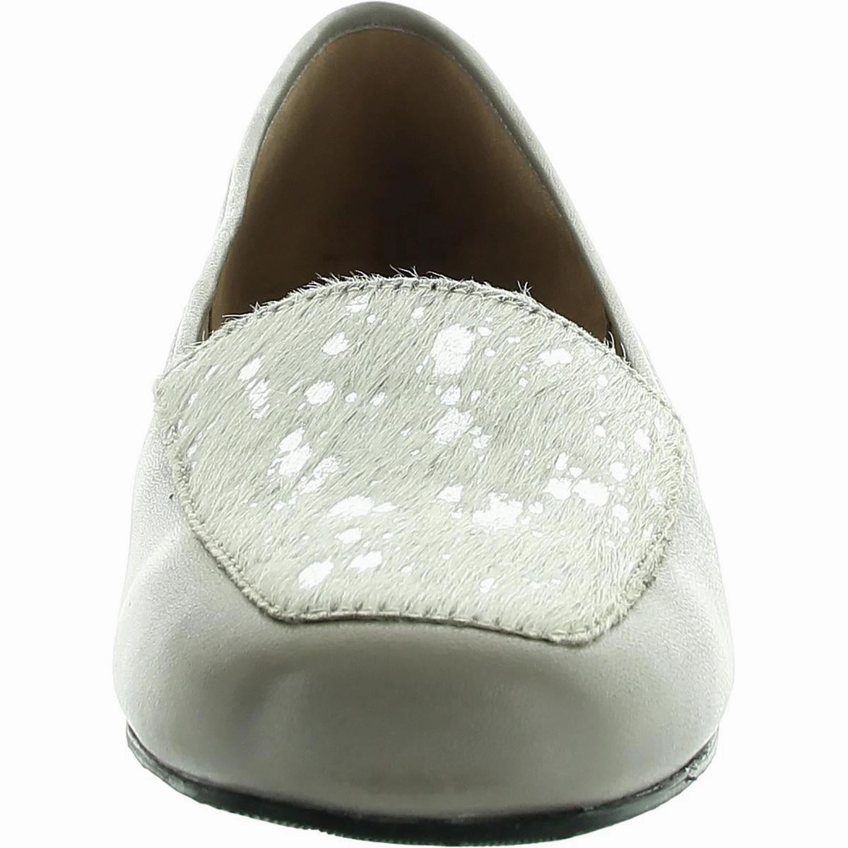 freedom Womens Faux Fur Leather Loafers