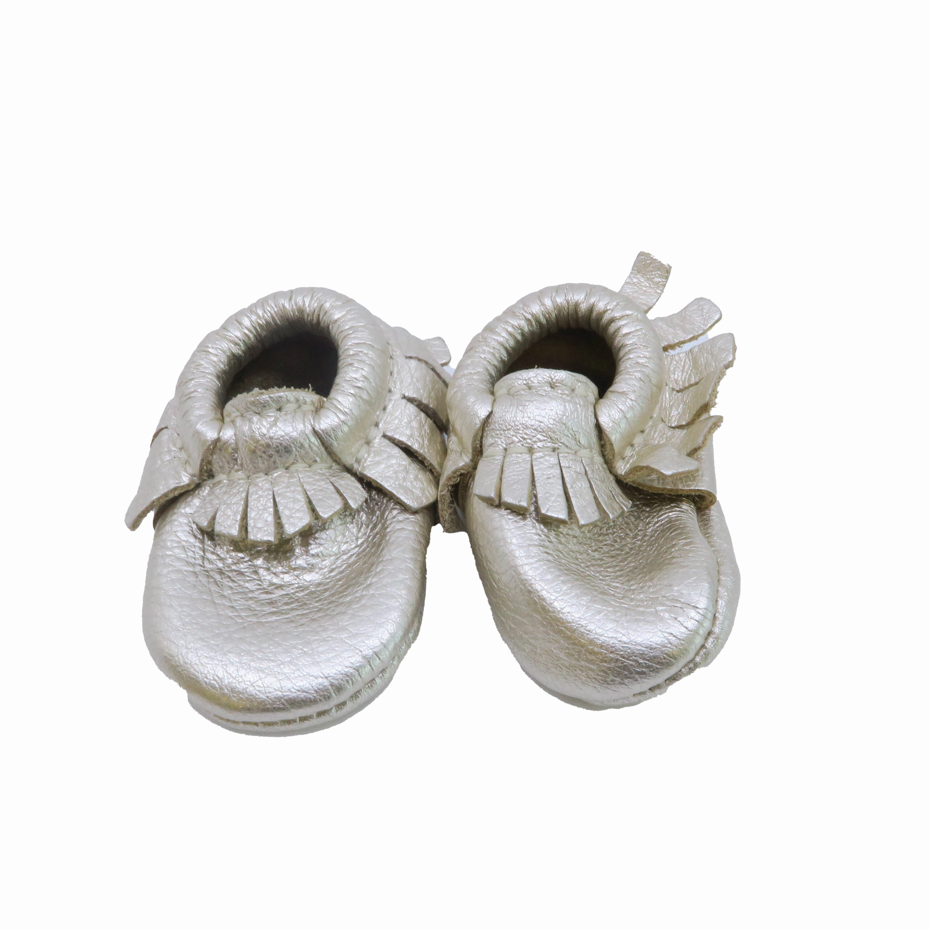 Freshly Picked Girls Gold Shoes Size: 0 Infant