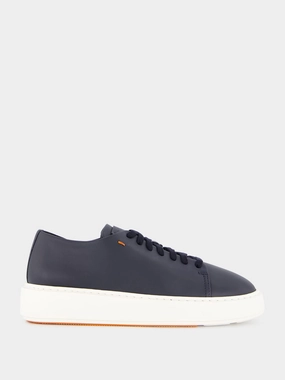 Fuzz Leather Sneakers Womens Sneakers at outlet price