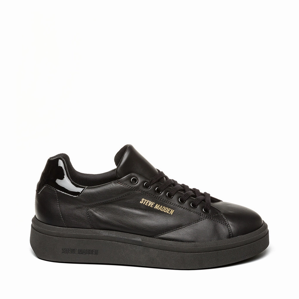 Fynner Sneaker BLACK LEATHER Mens Sneakers trending deals