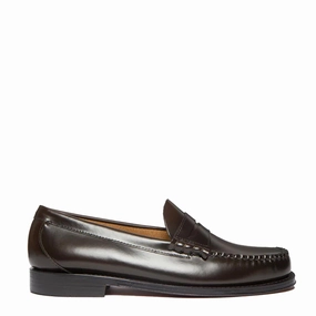 G.H.Bass Weejuns Larson Penny Loafers Chocolate Leather Mens Shoes outlet price