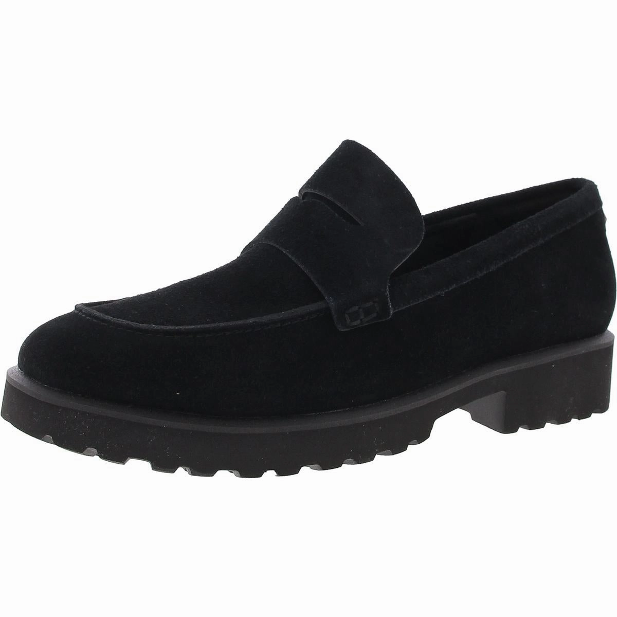 GENEVA LOAFER Womens Laceless Suede Loafers