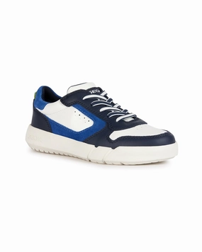 Geox Hyroo Suede Sneaker Discount Boys Footwear online