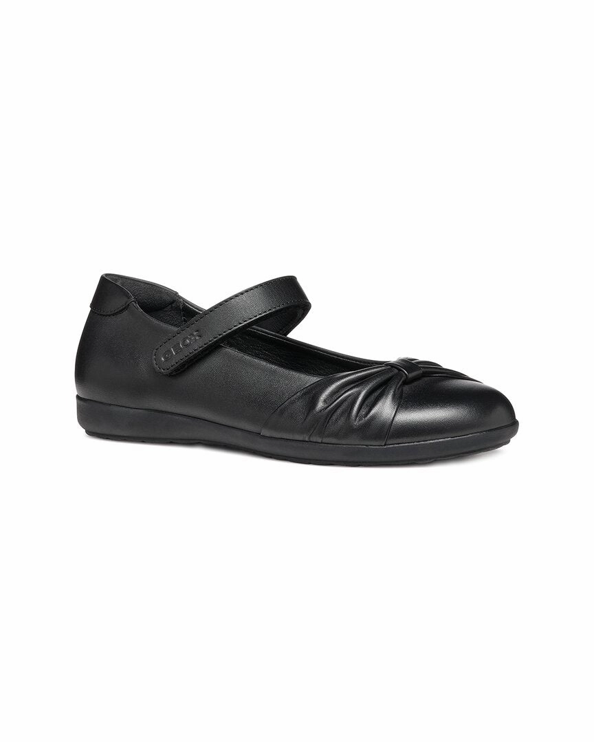 Geox Iberide Leather Ballerina Flat Affordable Casual Footwear for Girls