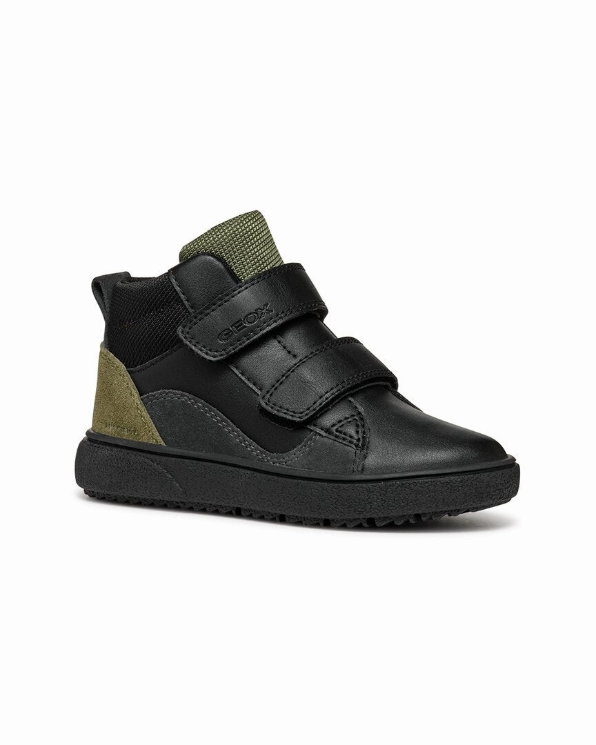 Geox Theleven ABX Suede Sneaker Discount Boys Footwear online