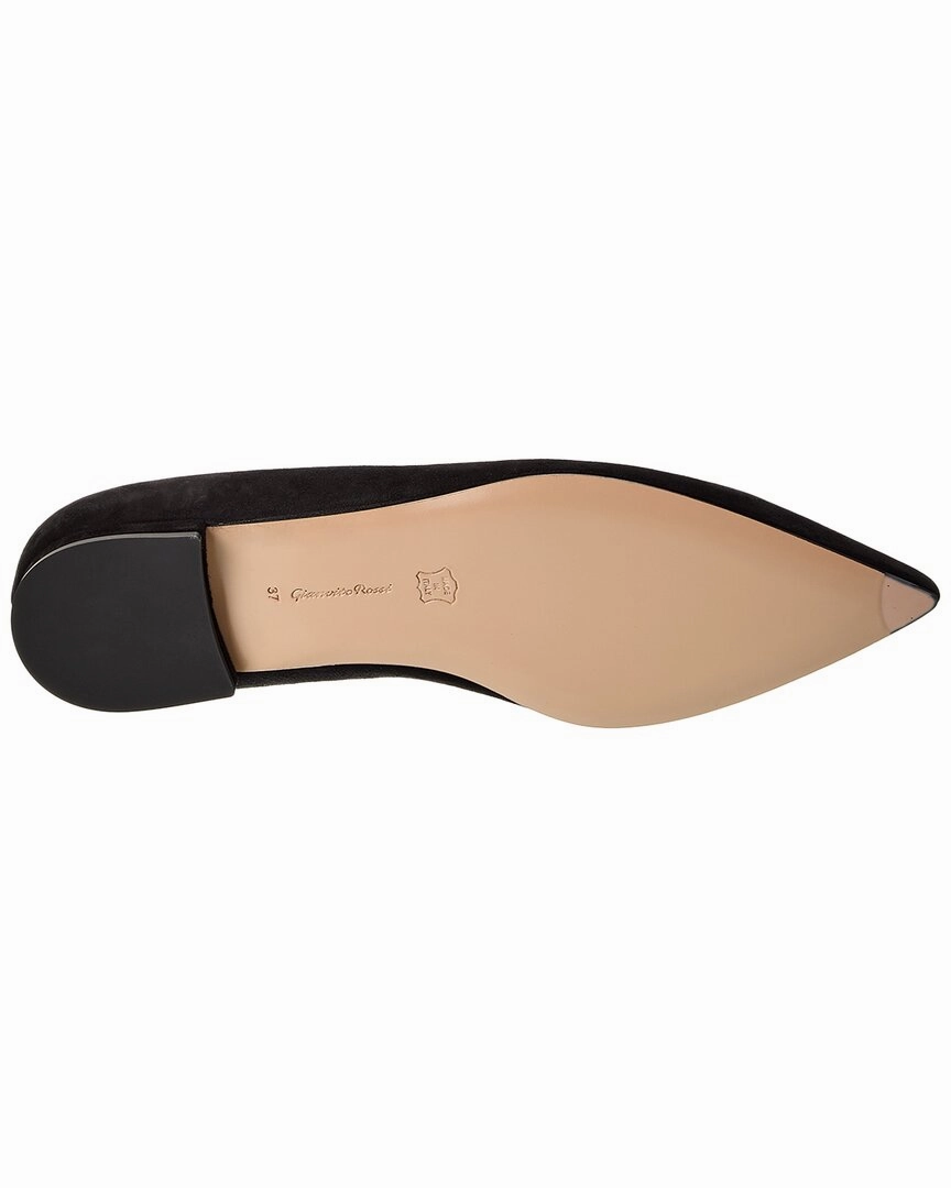 Gianvito Rossi Gianvito Suede Flat