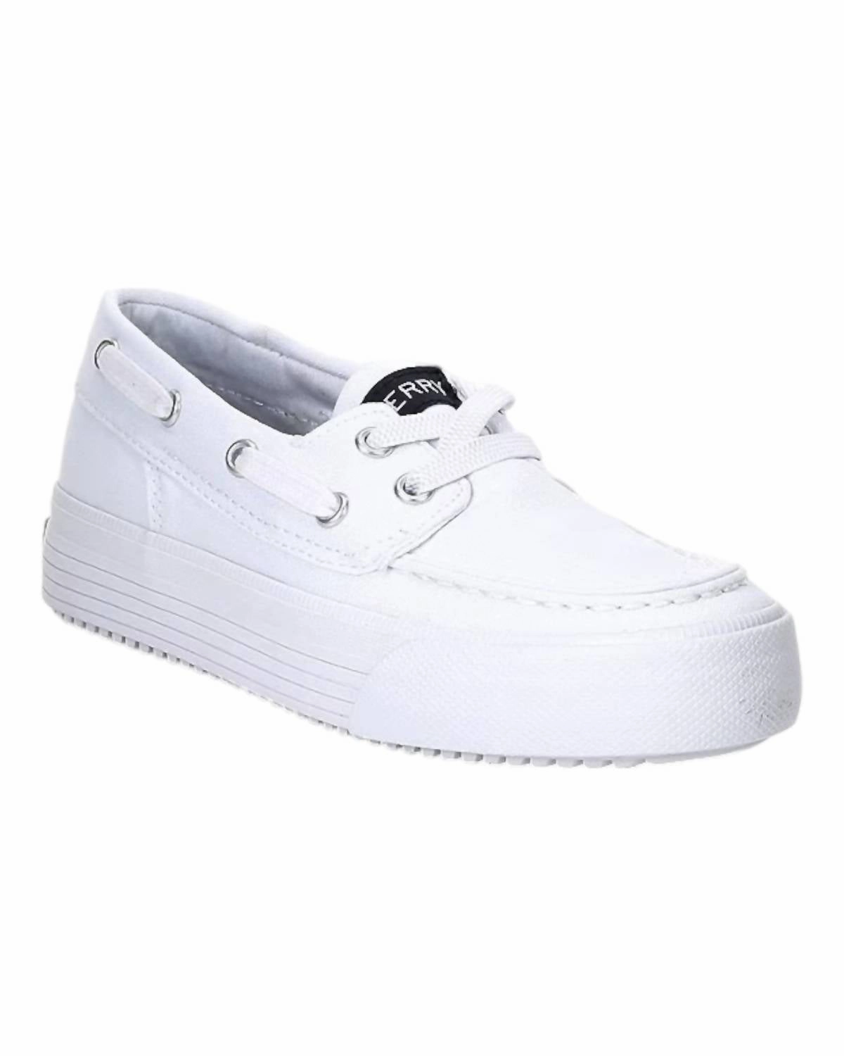 Girl's Bahama Platforms In White Womens Flats special deals