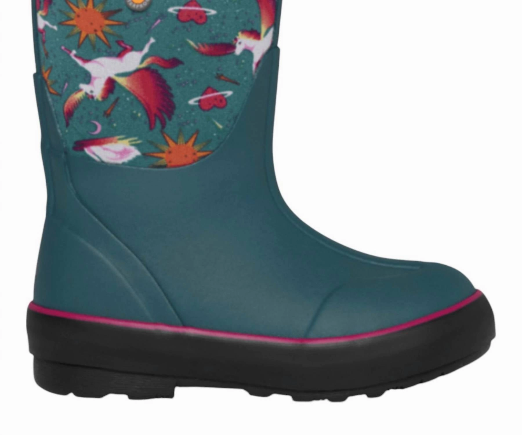Girl's Classic Pegasus Boots In Teal