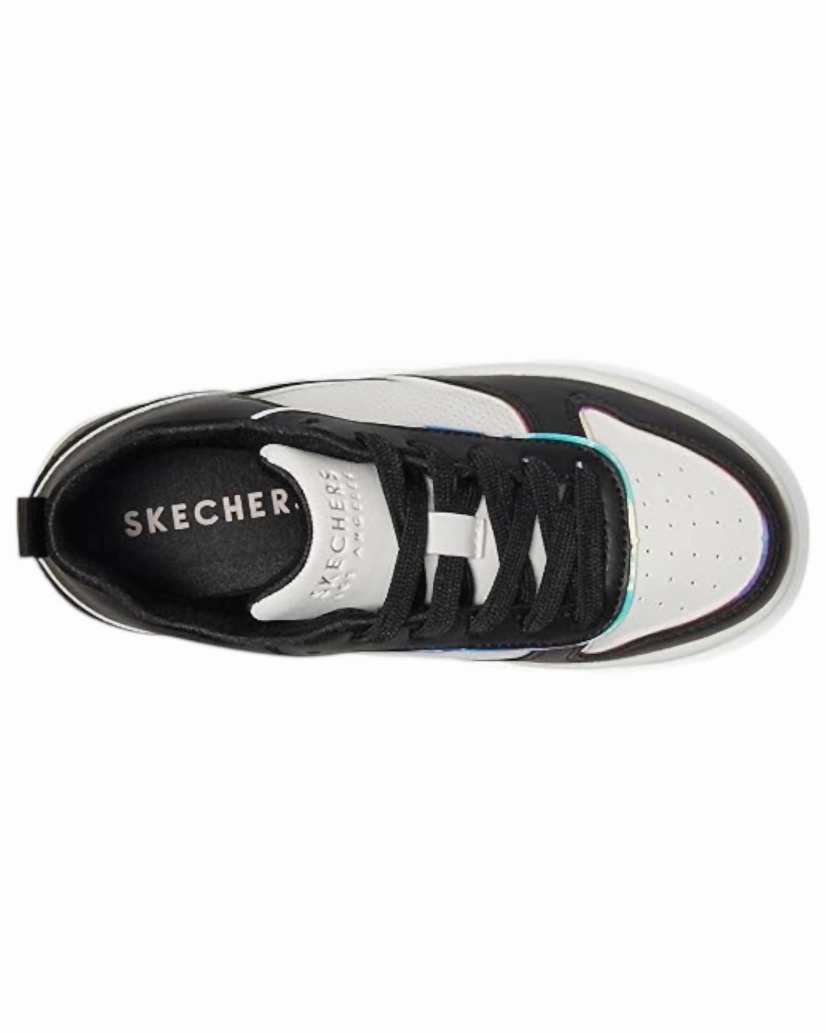 Girl's Court Hi- Air Sneakers In Black