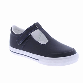 Girl's Drew Sneakers In Navy Leather Girls Shoes promo price