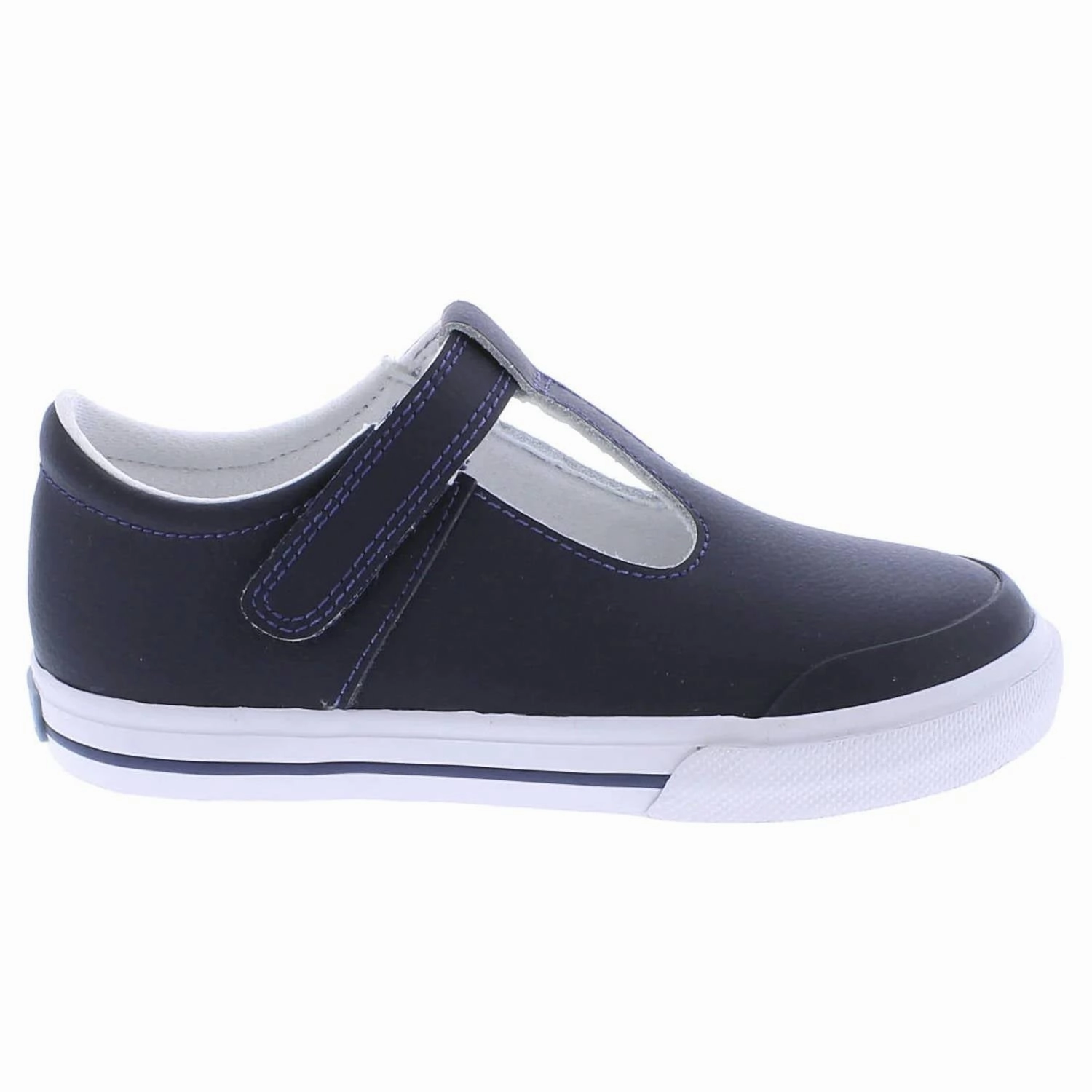 Girl's Drew Sneakers In Navy Leather