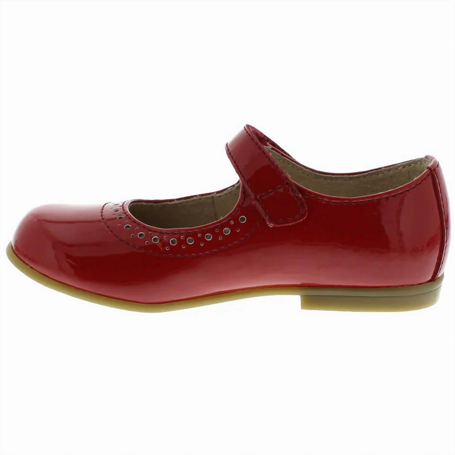 Girl's Emma Shoe - Medium/wide In Red Patent