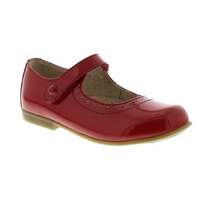 Girl's Emma Shoe - Medium/wide In Red Patent Cheap Girls Footwear online