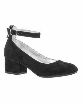 Girl's Lennie Pumps In Black Microsuede Online sale for Girls Shoes
