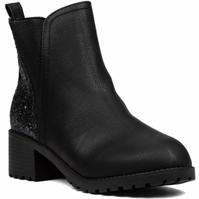 Girl's Mia Little Pratt Boots In Black Online sale for Girls Shoes
