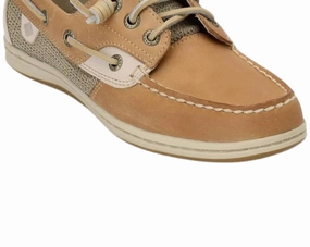Girl's Songfish Boat Shoes In Linen Oat Girls Casual Shoes promo price