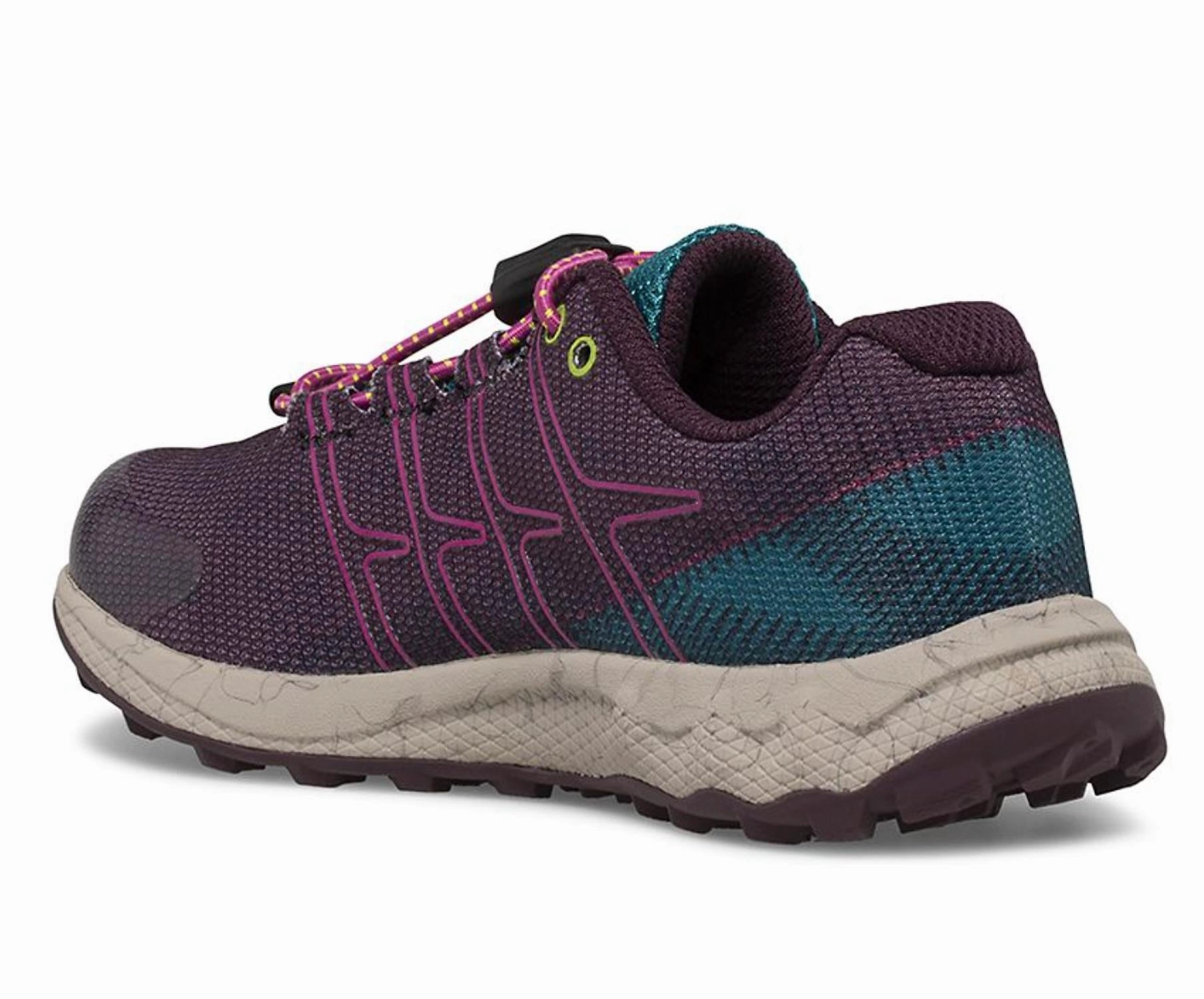 Girls - Moab Flight Low A/c Hiking Shoes In Burgundy