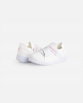 Girls Elite Slip On Sneaker In White/hot Pink Online sale for Girls Shoes
