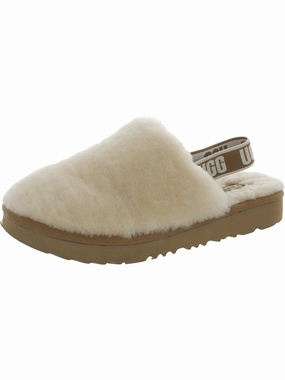 Girls Shearling Slip-On Slingback Slippers Discount Girls Shoes with deals