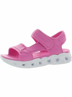 Girls Slip On Ankle Strap Light-Up Shoes Affordable Casual Footwear for Girls