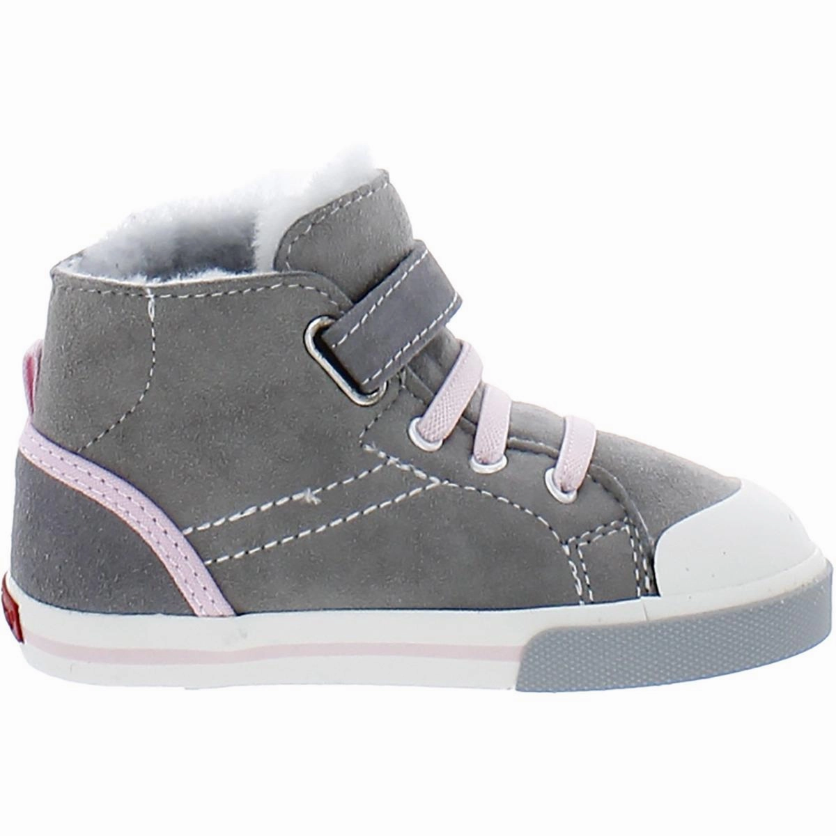 Girls Toddler Shearling Lined Casual and Fashion Sneakers