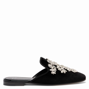 Giuseppe Zanotti Elsa Crystal Cheap Ballerina Flats Womens