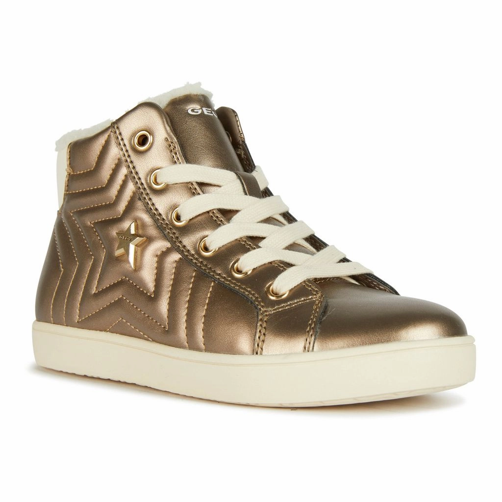 Gold Kathe High Top Sneakers