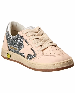 Golden Goose Ball Star Glitter & Leather Sneaker Girls Casual Shoes promo price