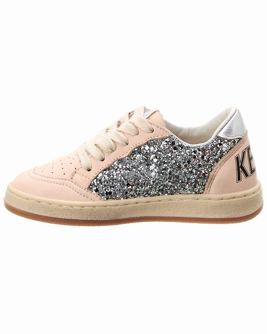 Golden Goose Ballstar Leather & Glitter Sneaker