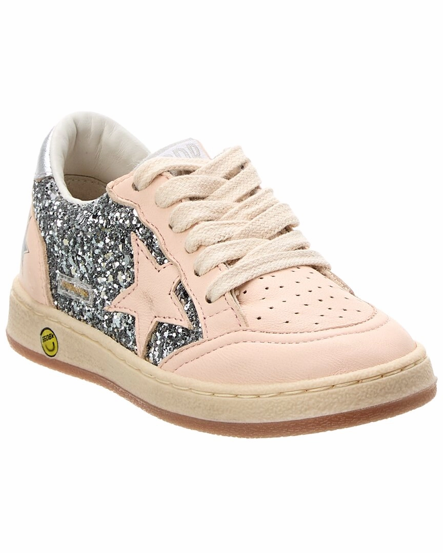 Golden Goose Ballstar Leather & Glitter Sneaker Affordable Casual Footwear for Girls