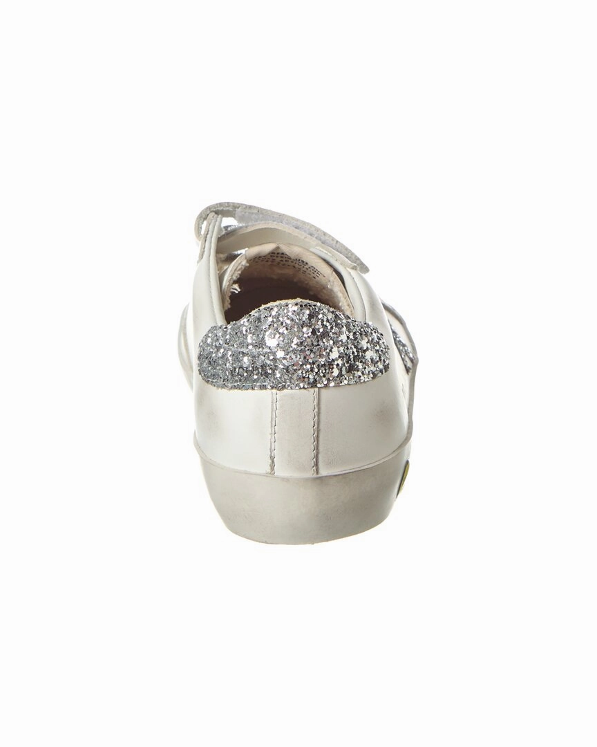 Golden Goose Old School Leather & Glitter Sneaker