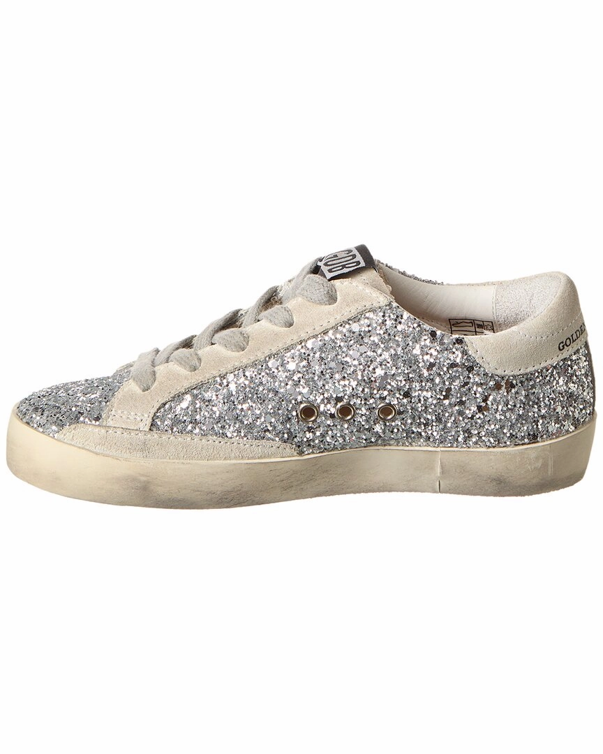 Golden Goose Superstar Glitter & Suede Sneaker