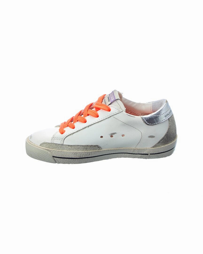 Golden Goose Superstar Leather Sneaker, 24, White