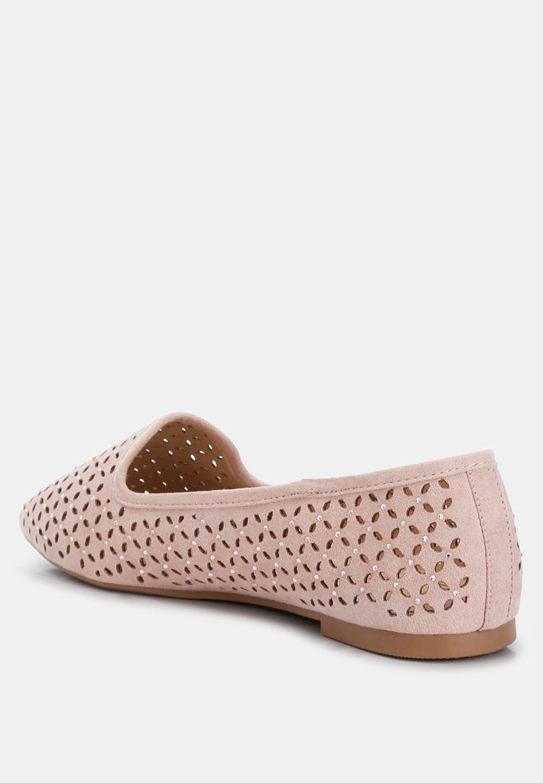 gordon perforated ballerinas
