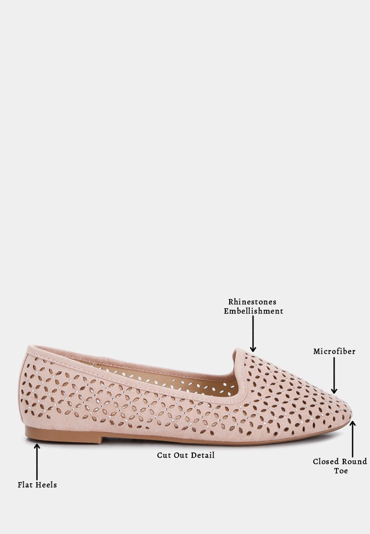 gordon perforated ballerinas