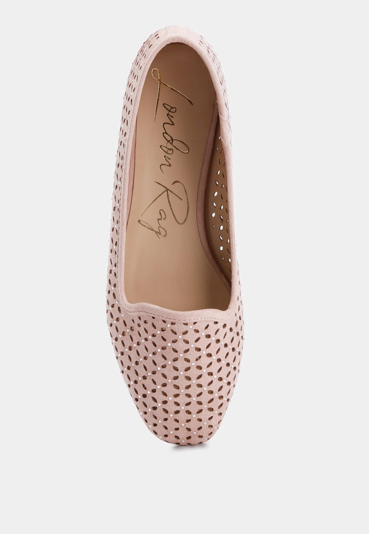 gordon perforated ballerinas