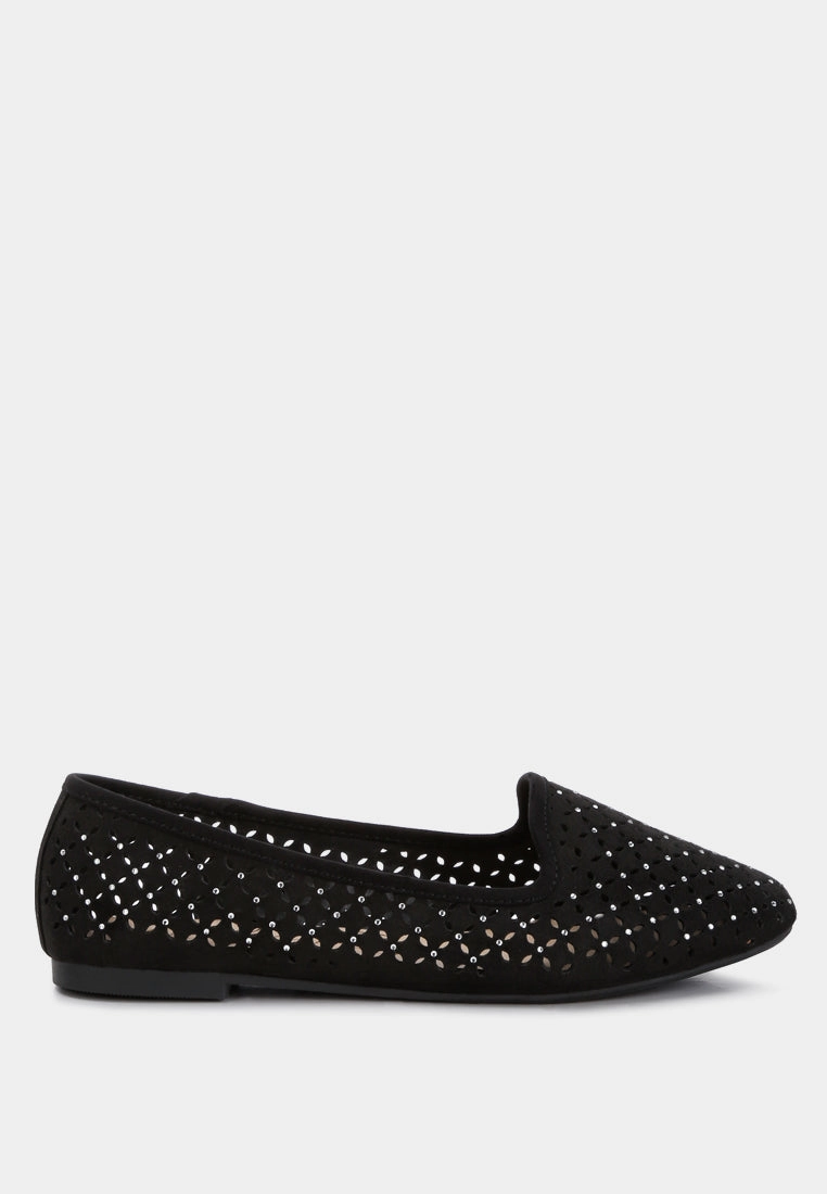 gordon perforated ballerinas Womens Flat Shoes clearance