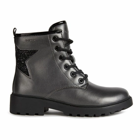 Gray Casey Star Boots Affordable Casual Footwear for Girls