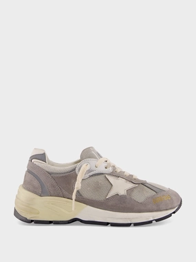 Grey Sneakers Running Dad Suede Leather Womens Sneakers at outlet price