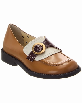 Gucci Double G Leather Loafer Cheap Girls Footwear online