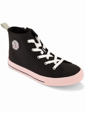 Hannah Girls Gym Lifestyle High-Top Sneakers Affordable Casual Footwear for Girls